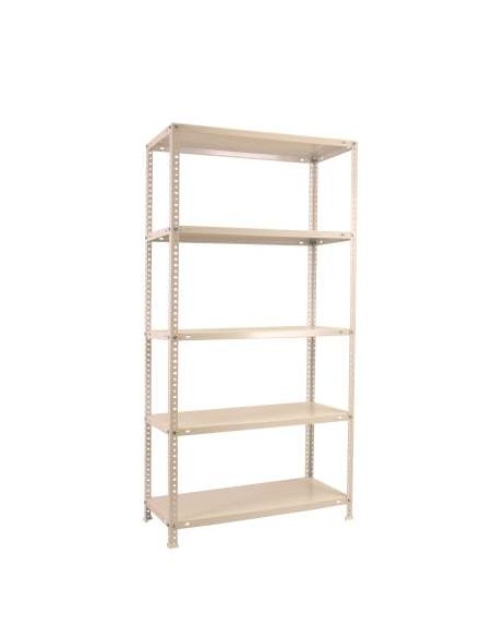 ESTANTERIA METALICA EN KIT 5/300 BLANCA 1800X900X300 COMFORT