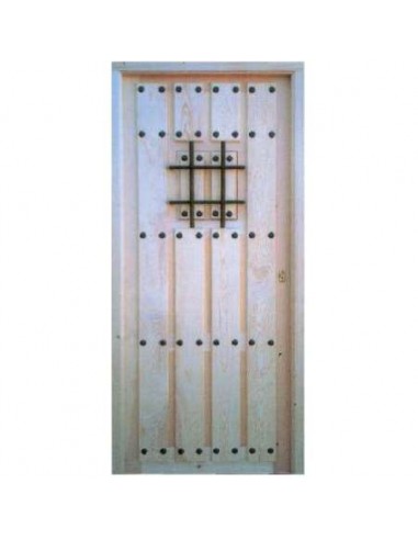 PUERTA 210X94 CLAVOS CALLE DRCHA S/PINTA