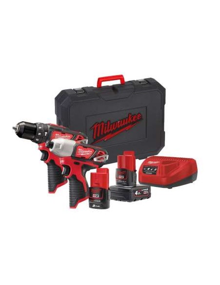 TALADRO PERCUTOR + ATORNILLADOR IMPACTO