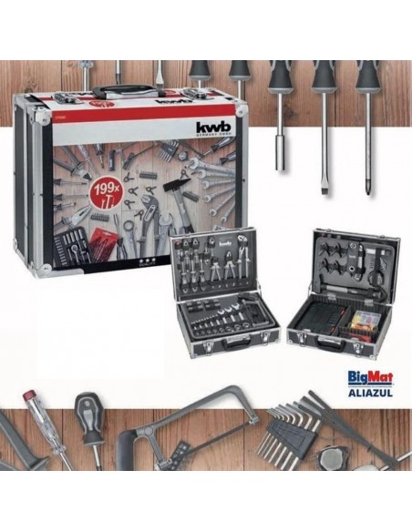 MALETA HERRAMIENTAS 199PZAS. KWB EINHELL