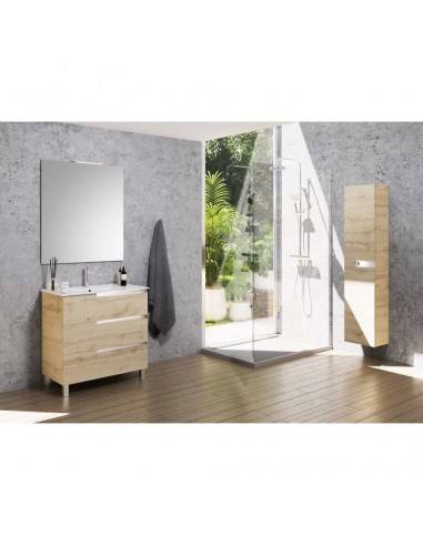 MUEBLE 80 ONE G3 C/PATAS HERCULES ROBLE