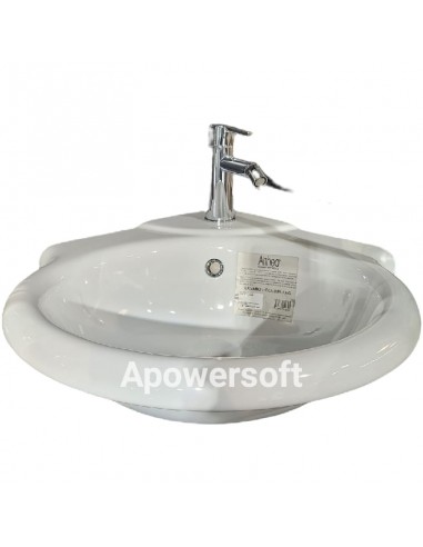 LAVABO HOLA MINI ANGUL.BLCO 52X52 ALTHEA