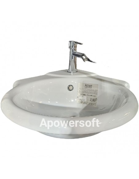 LAVABO HOLA MINI ANGUL.BLCO 52X52 ALTHEA