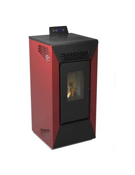 ESTUFA KEOPS 10 KW CANALIZABLE BURDEOS