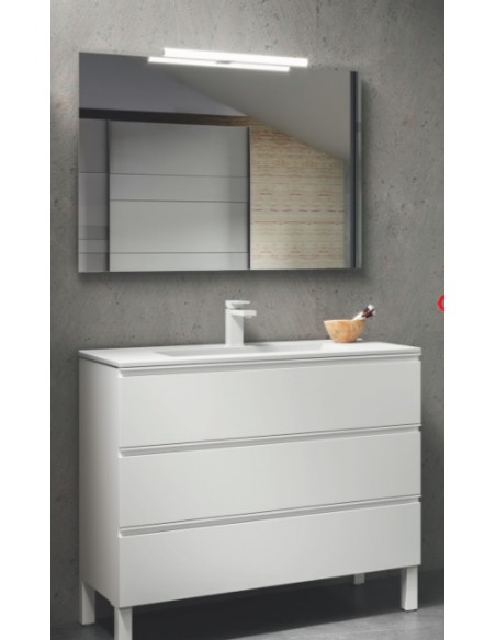 MUEBLE MALAGA 80 3 CJ. BLANCO BRILLO