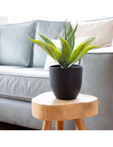AGAVE DE PLASTICO EN MACETA