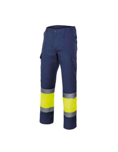 PANTALON BICOLOR ALTA VISIVILIDAD T-M