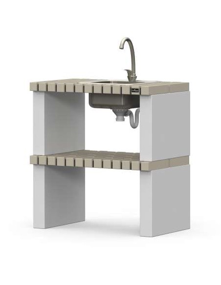 MODULO FREGADERO BARBACOA ALVOR 81X47X86