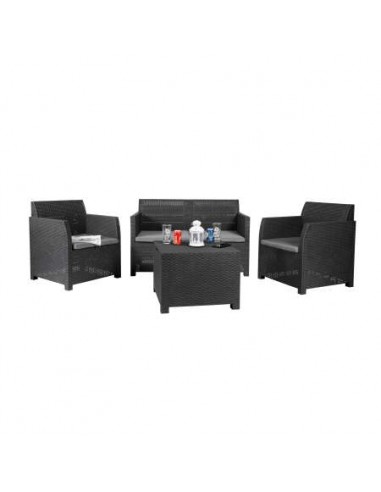 CONJUNTO ARTEMIDE  ANTRACITA 4 PLAZAS