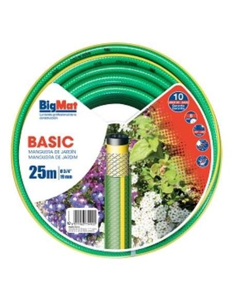 ROLLO MANGUERA BASIC 19X25M BIGMAT 3/4"
