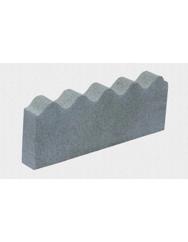 BORD.ONDULADO GRIS H-6X20X50 JARDIN CAVA