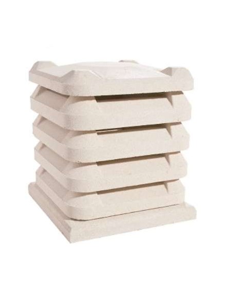 ASPIRADOR SAMANTA CUADRADO 50X50X54 BLCO