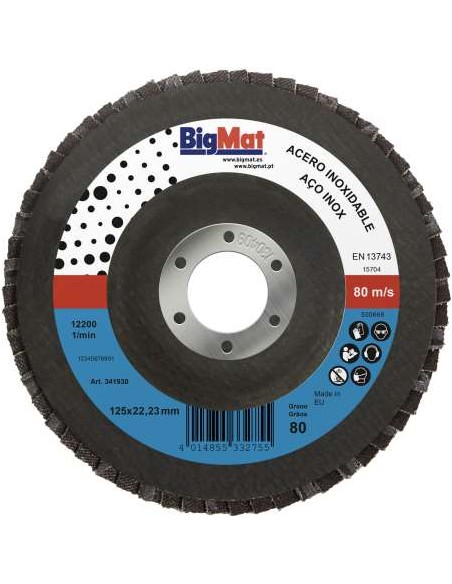 DISCO LÁMINAS BIGMAT 80 SMT324 125X22,23