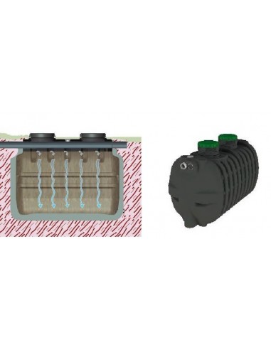 FOSA SEPTICA FS 119 2000LT SIN FLITRO