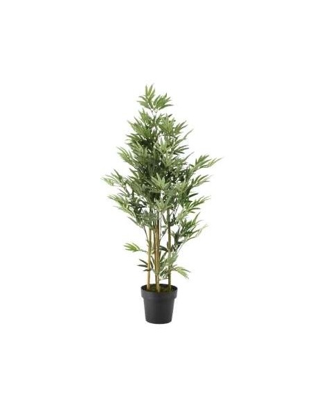 PLANTA ARTIFICIAL MACETA BAMBU 5 TRONCOS