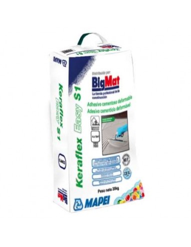 SACO 20KG KERAFLEX EASY S1 BLANCO BIGMAT