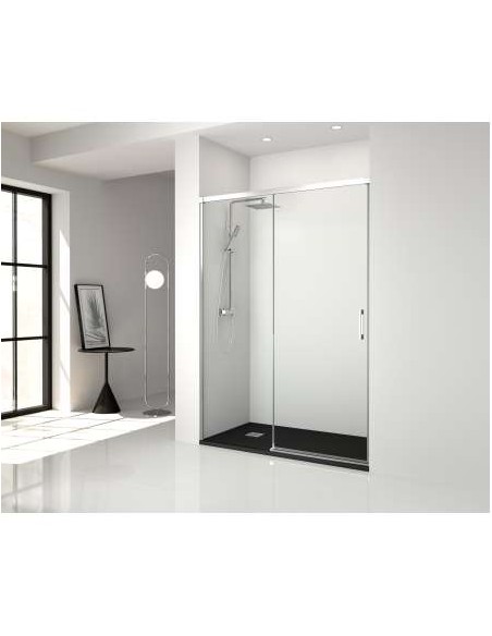 MAMPARA DUCHA FRONT MILOS 1F+1C 160CM CR
