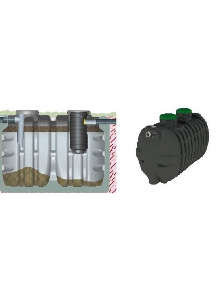 FOSA SEPTICA EPURBLOC 3000LT 6-8UC/FILT