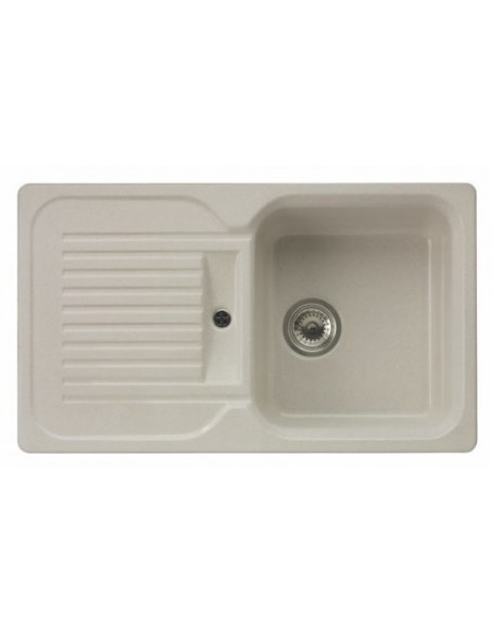 FREGADERO 84X50 1S+1E MANISES CREMA