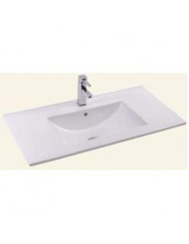 LAVABO 80X46 TUY CERAMICO PARA MUEBLE DE BAÑO