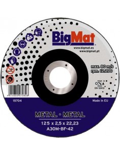 DISCO METAL BIGMAT A24EX 125X2,5X22,23 (