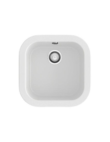 FREGADERO 48CM POALGI AMBAR BASIC BLANCO