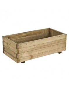 JARDINERA RUSTICA RECTANGULAR 80X40XH27