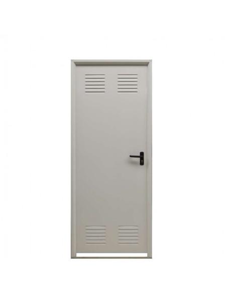 PUERTA CHAPA REJILLA 90X200 HOJA DE 80 IZQUIERDA BLANCA