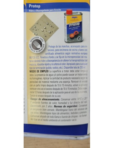 BOTE 250MLHIDRO-OLEO REPELENTE PROTOP