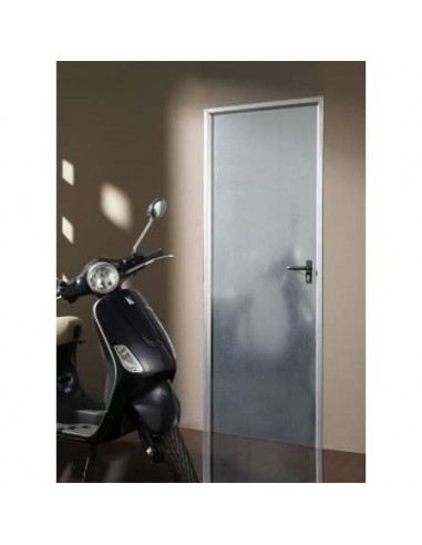PUERTA CHAPA LISA  80X200 H.70 IZQ.GALV.
