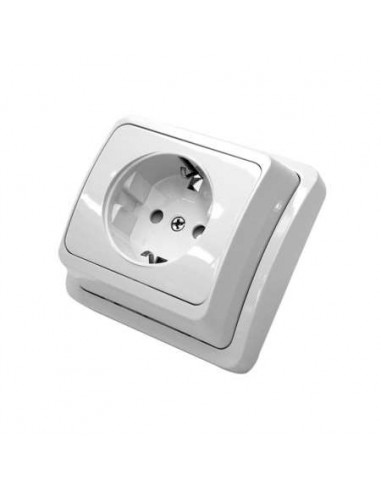 BASE ENCHUFE TT SUPERFICIE 16A 250V