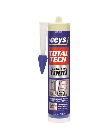 TUBO 290ML TOTAL TECH MS BEIGE *CEYS