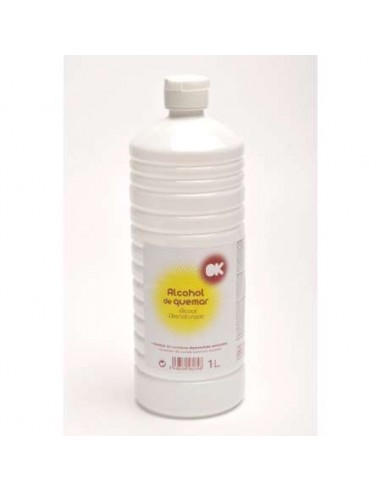 BOTELLA ALCOHOL DE QUEMAR OK 1L