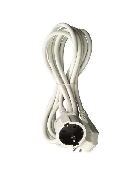 PROLONG. 5MTS MANGUERA REDONDA 3G1.5 BLA