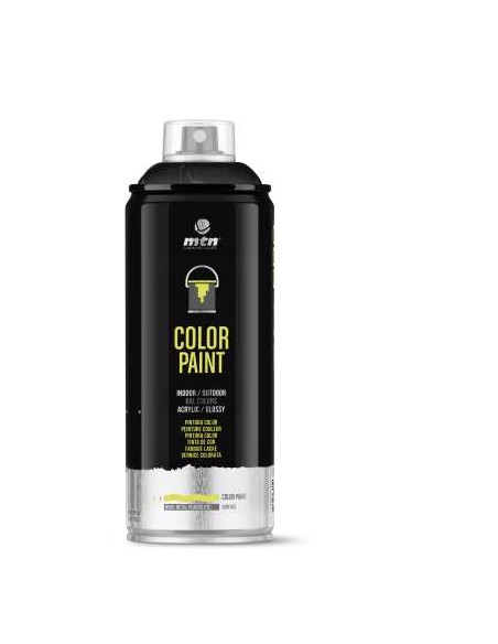 BOTE SPRAY NEGRO SATINADO 400ML