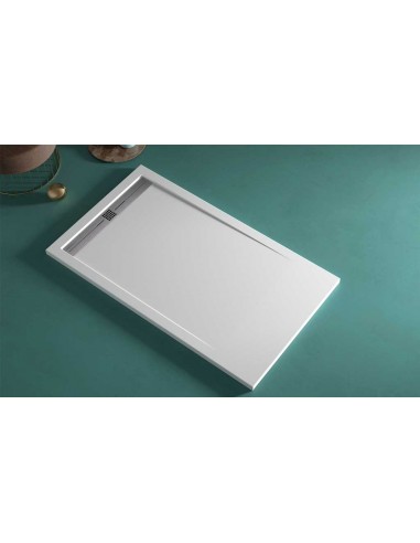 PLATO 70X140 STONE CACH LISO BLANCO INOX