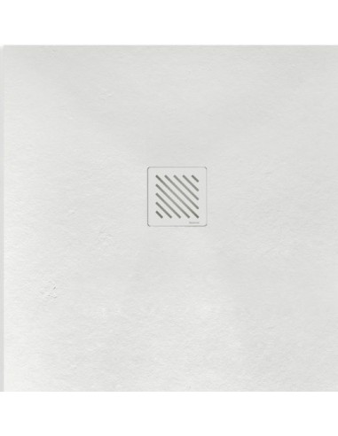 PLATO 80X80 VULCANO SLATE BLANCO