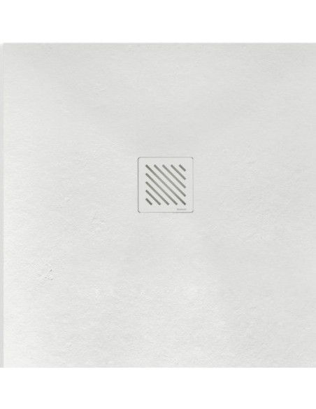 PLATO 80X80 VULCANO SLATE BLANCO