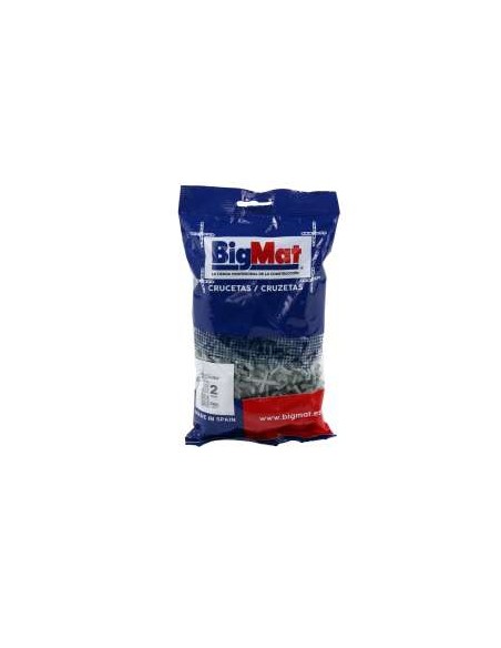 BOLSA CRUCETAS BIGMAT 2MM - 500UDS