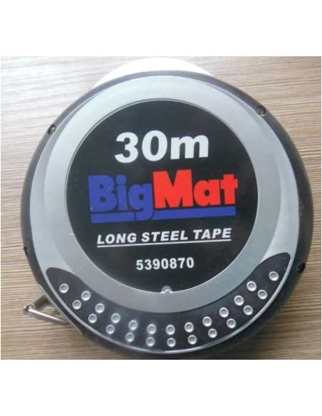 CINTA MÉTRICA ACERO BIGMAT 30M