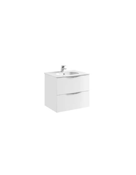 CONJUNTO AGATA 60 CM 2 CAJONES BLANCO
