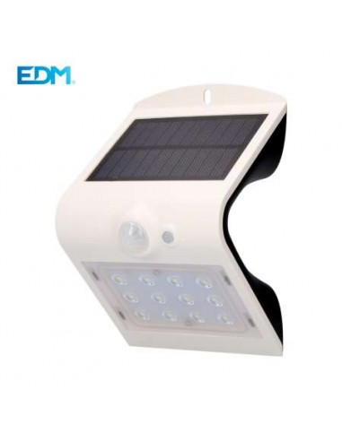 APLIQUE SOLAR C/SENSOR BLANCO 1W