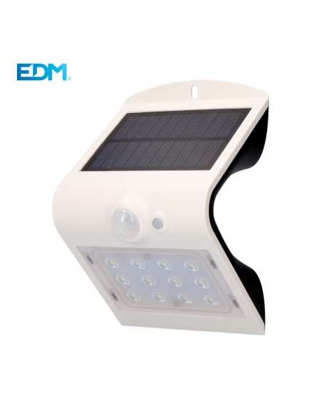 APLIQUE SOLAR C/SENSOR BLANCO 1W