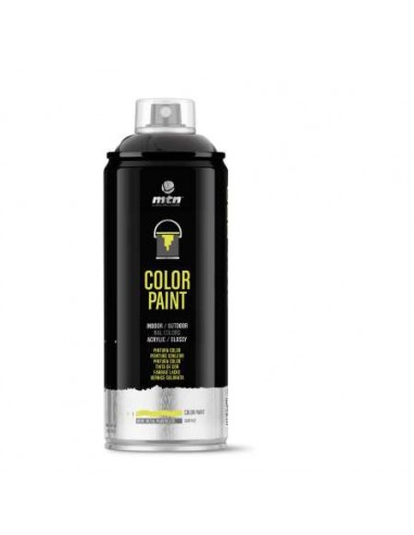 SPRAY PINTURA COLOR MTN PRO NEGRO MATE 