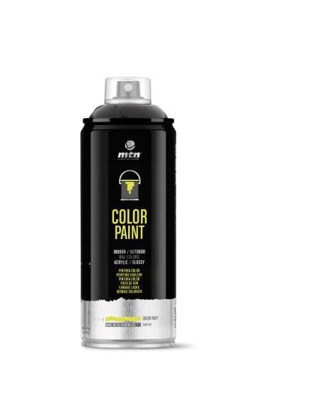 SPRAY PINTURA COLOR MTN PRO NEGRO MATE 