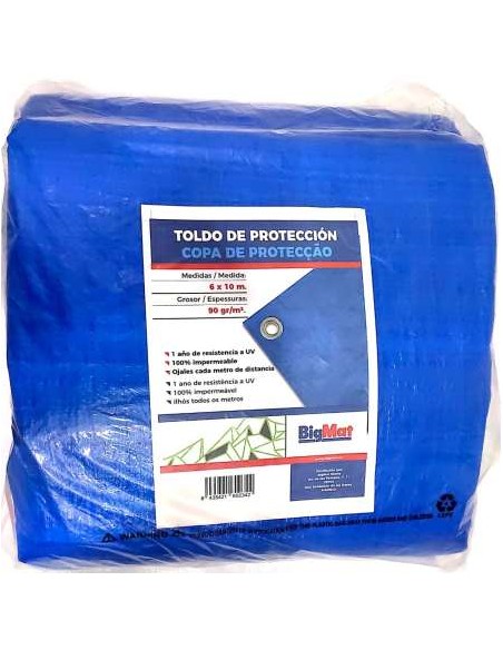 TOLDO PROTECCION BIGMAT GSM AZUL X1M