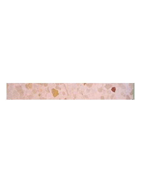 RODAPIE 7,5X40 TERRAZO MARFIL GRANO MEDIO 2CM ESPESOR