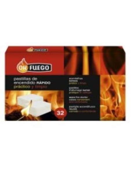 PASTILLAS DE ENCENDIDO RAPIDO 32 UNIDS