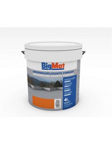 IMPERMEABILIZANTE 4L BIGMAT FIBRADO NEGR
