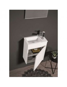 MUEBLE 43X23X52 MINI BLANCO + LAVABO